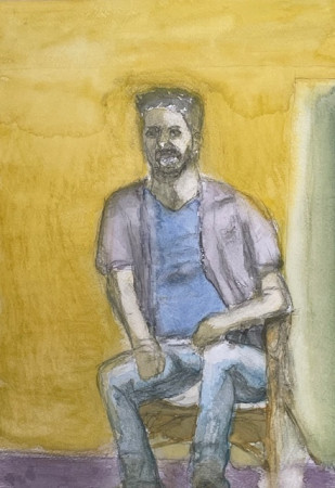 Ferenc (nr.2603) pencil and watercolour on paper / 42 x 29,7 cm